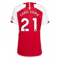 Maglie da calcio Arsenal Fabio Vieira #21 Prima Maglia Femminile 2023-24 Manica Corta